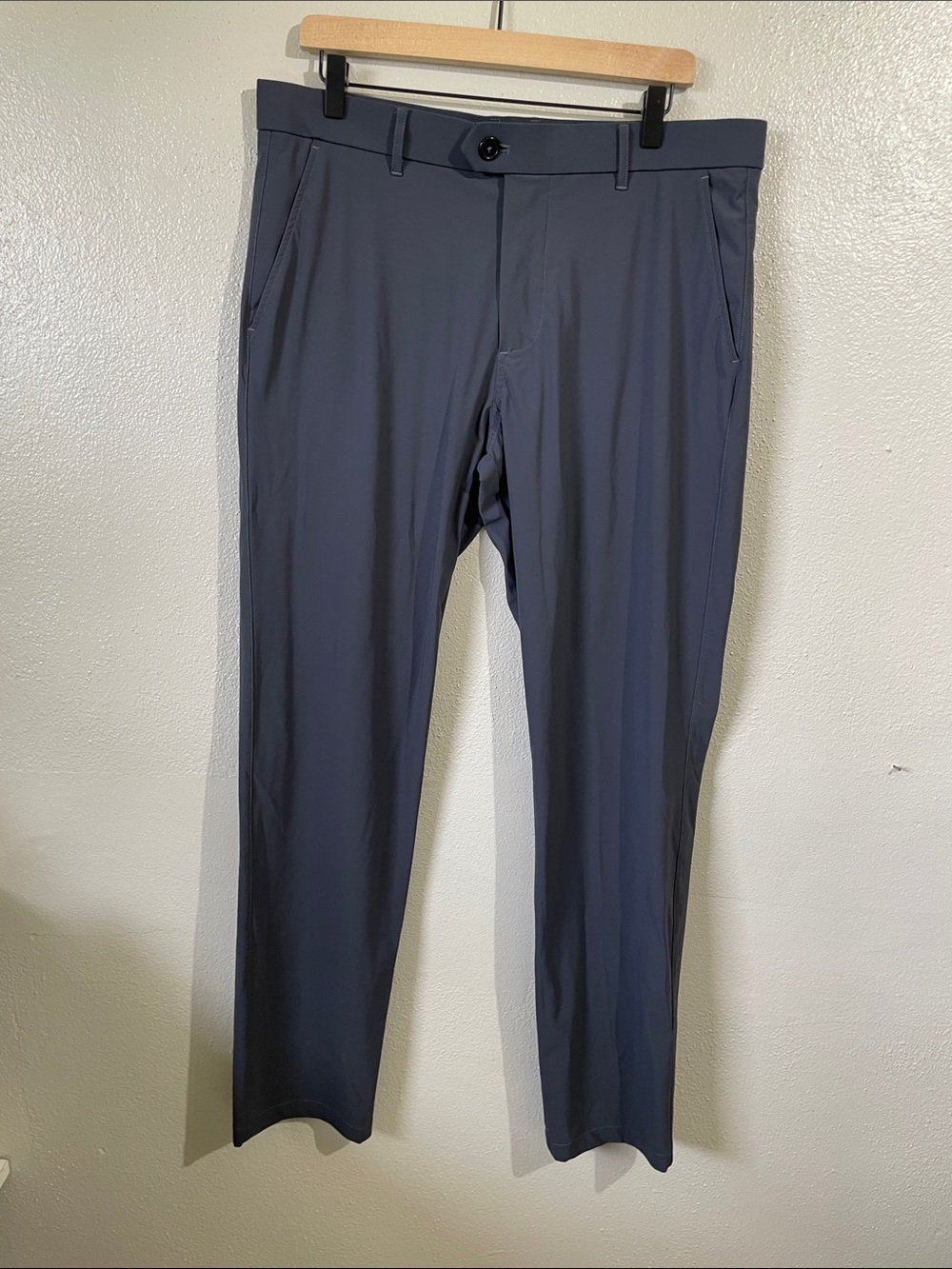 Greyson Pants 35x32 Navy Performance Stretch Golf Trouser Flat Front Classic